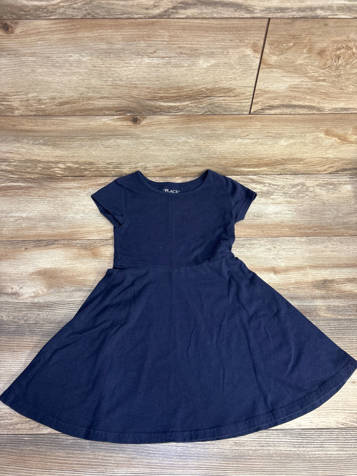 Children's Place Short Sleeve Dress Navy sz 5/6 - Me n Mommy To Be