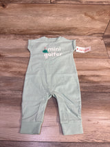 NEW Cat & Jack Mini Golfer Jumpsuit Green sz 0-3m