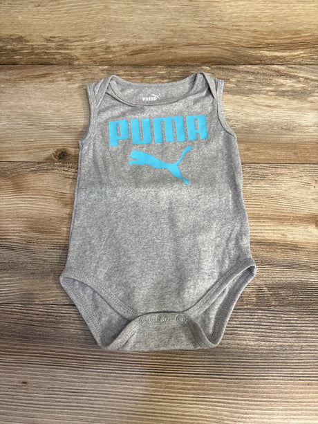 Puma Sleeveless Bodysuit Grey sz 6-9m - Me n Mommy To Be