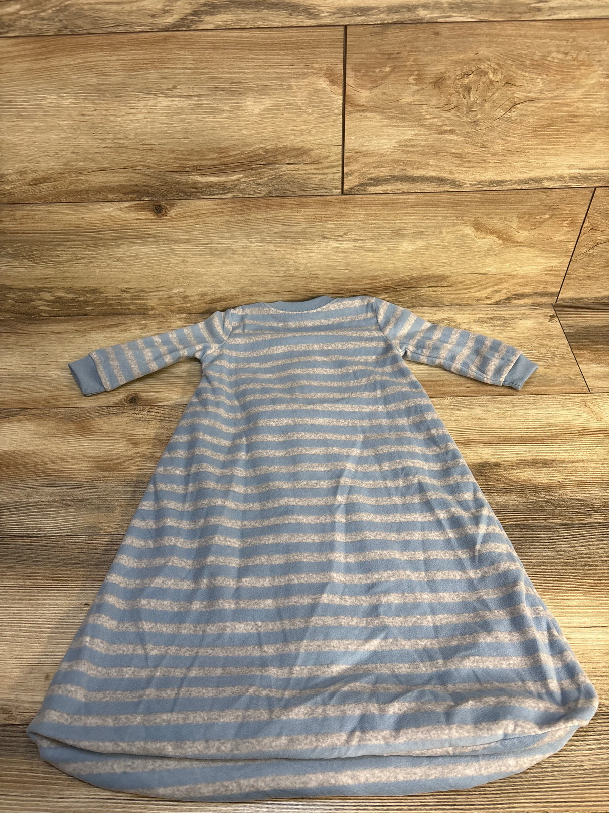 Carter's Bear Print Striped Fleece Sleep Sack Blue sz 6-9m
