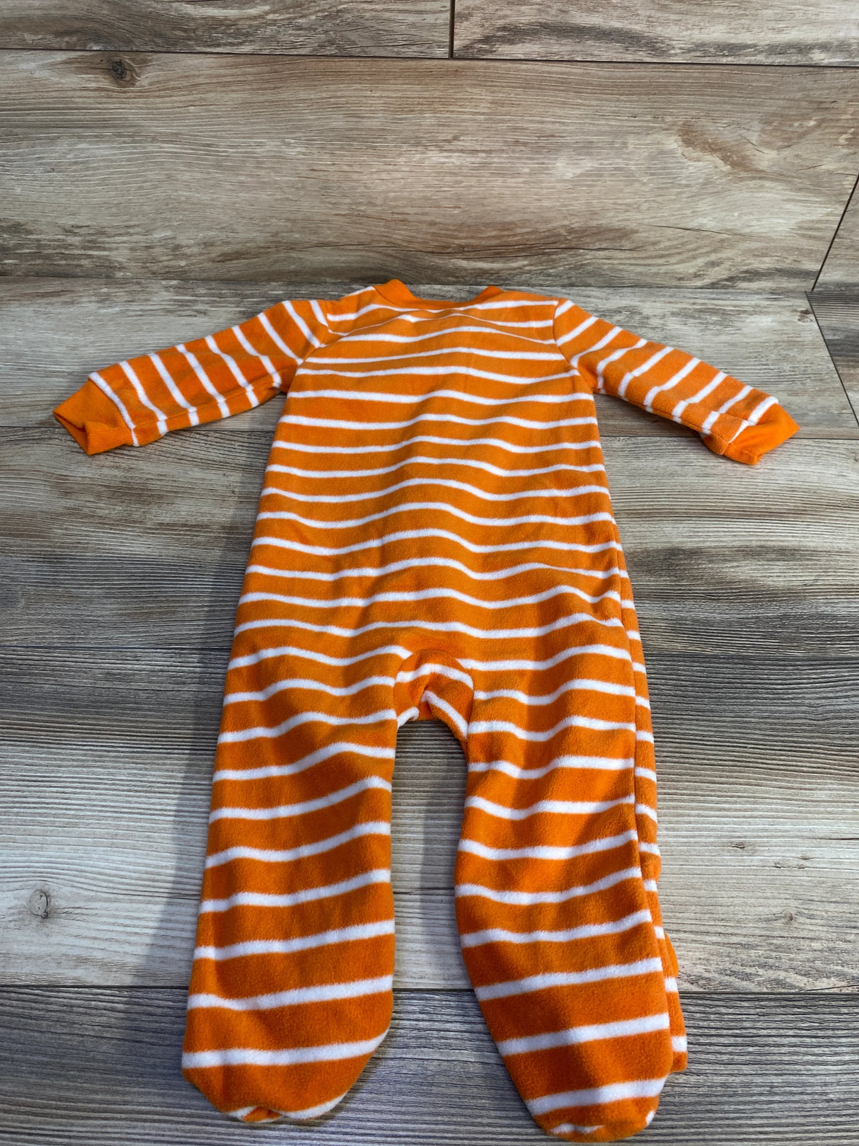 Just One You Striped Pumpkin Blanket Sleeper Orange sz 9m - Me n Mommy To Be