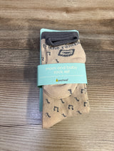 NEW Pearhead Mom and Baby Sock Set Beige