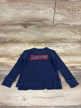 Levi's Waffle Knit Thermal Shirt Navy sz 3T