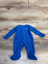 Carter's Dinosaur Waffle Knit Coverall Blue sz Newborn