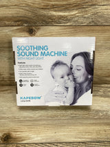 Kapebow Soothing Sound Machine With Night Light