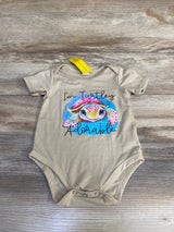 NEW Shein I'm Turtley Adorable Bodysuit Tan sz 6-9m - Me n Mommy To Be
