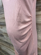 Heart & Hips Ribbed Tank Maternity Dress Pink sz Medium