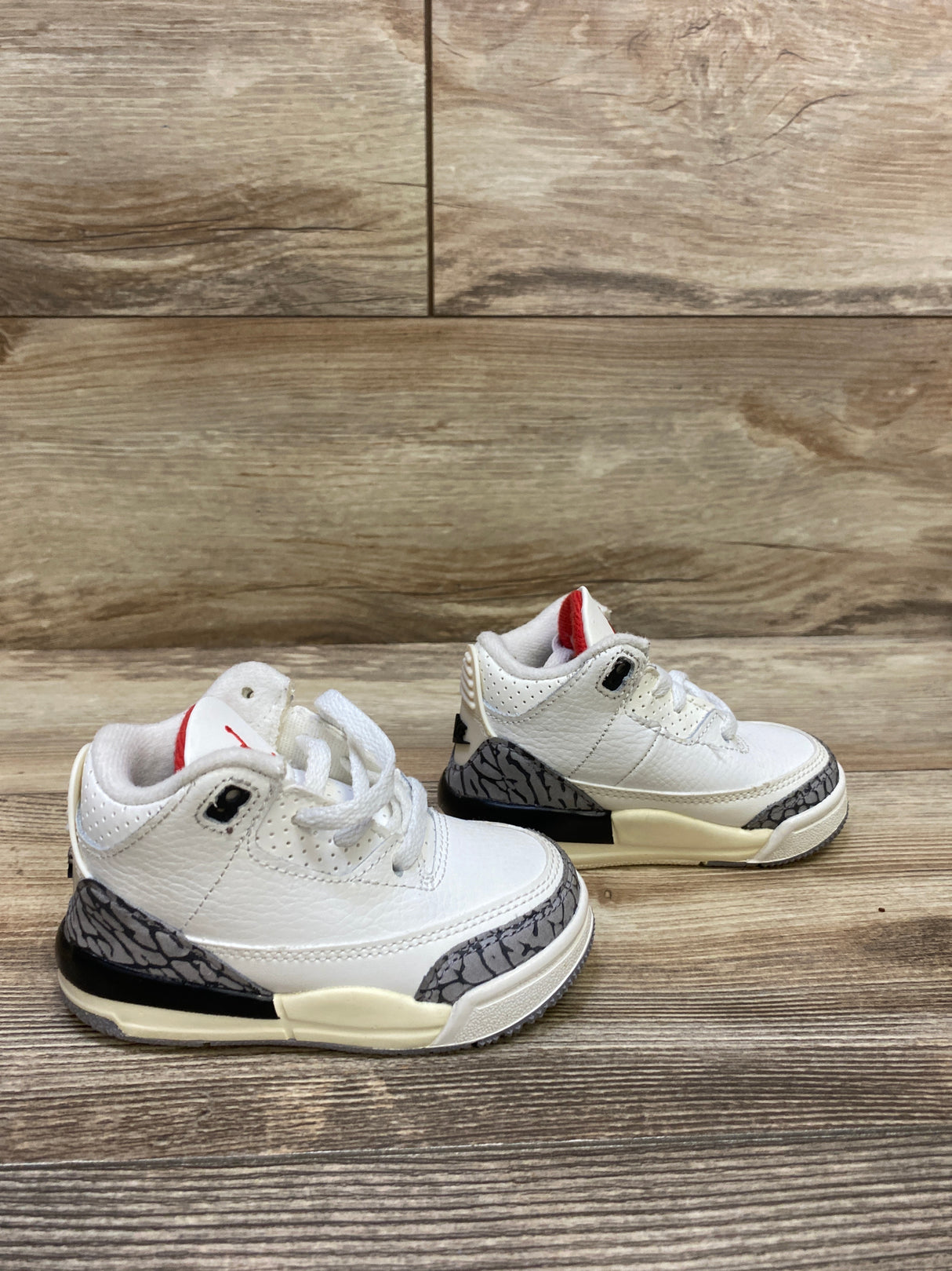 Air Jordan 3 Retro TD 'White Cement Reimagined', White sz 5c