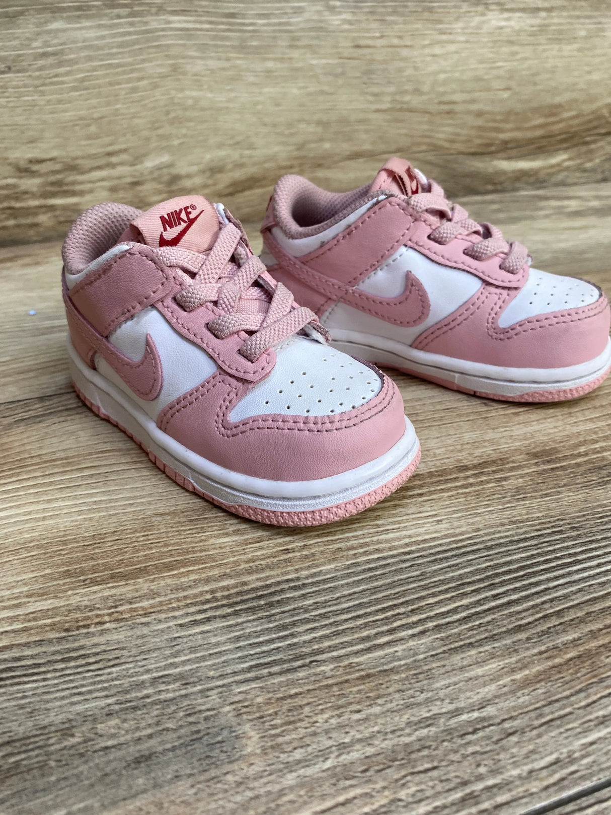 Nike Dunk Low TD 'Pink Glaze' Sneakers sz 6c