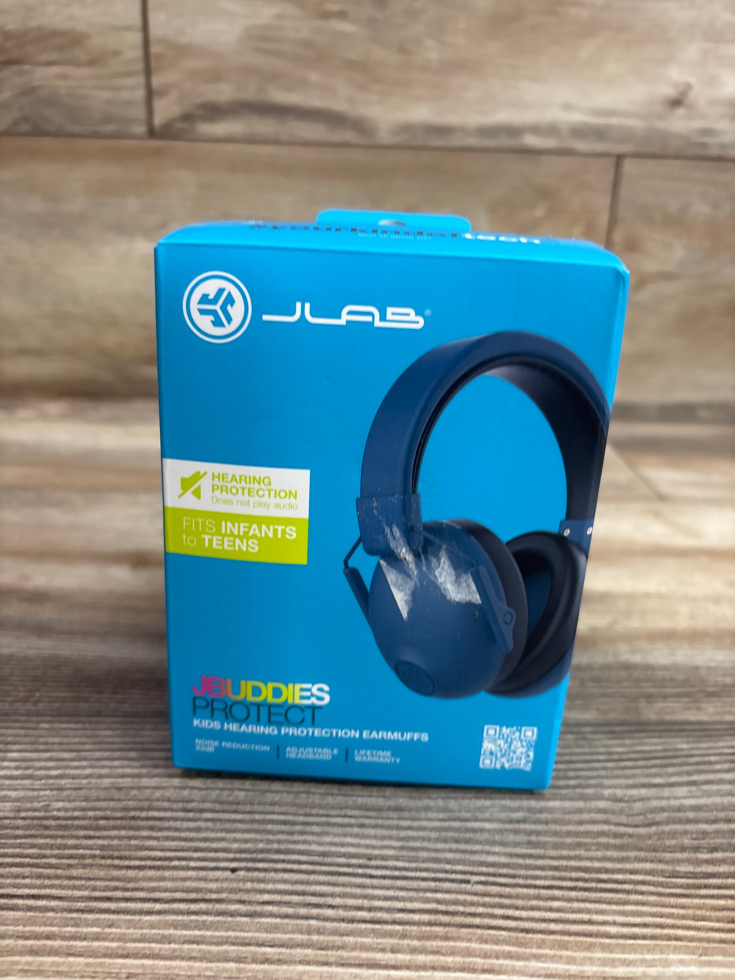 JLab JBuddies Protect Kids Hearing Protection Earmuffs Navy