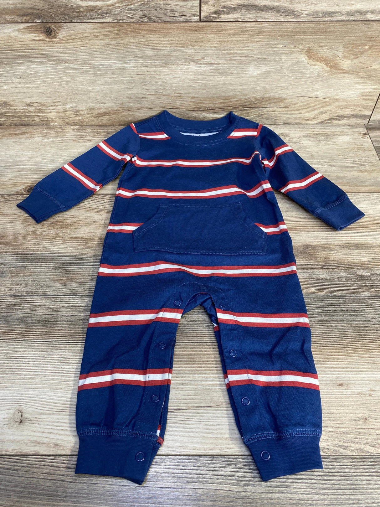 Just One You Striped Coverall Navy sz 9m