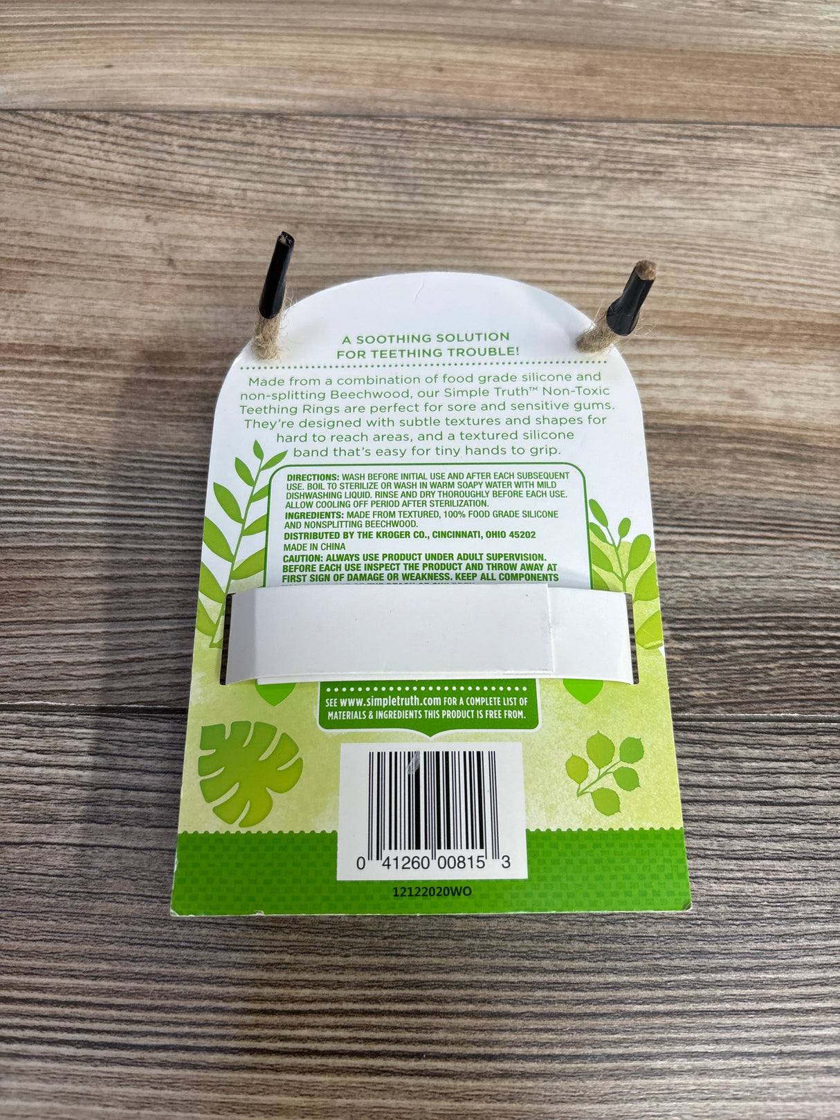 NEW Simple Truth Koala Teething Ring