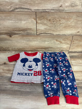 Disney Mickey & The Roadster Racers 2pc Pajama Set Red sz 4T