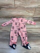 Disney Baby Minnie Mouse Sleeper Pink sz 3-6m