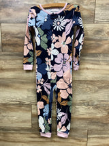 Carter's Floral Sleeper Navy sz 5T