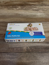 Infinno Baby Wrist Rattle Socks and Foot Finder Set 4pk