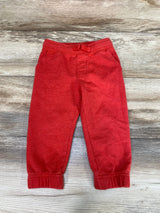 OshKosh Drawstring Joggers Red sz 18m