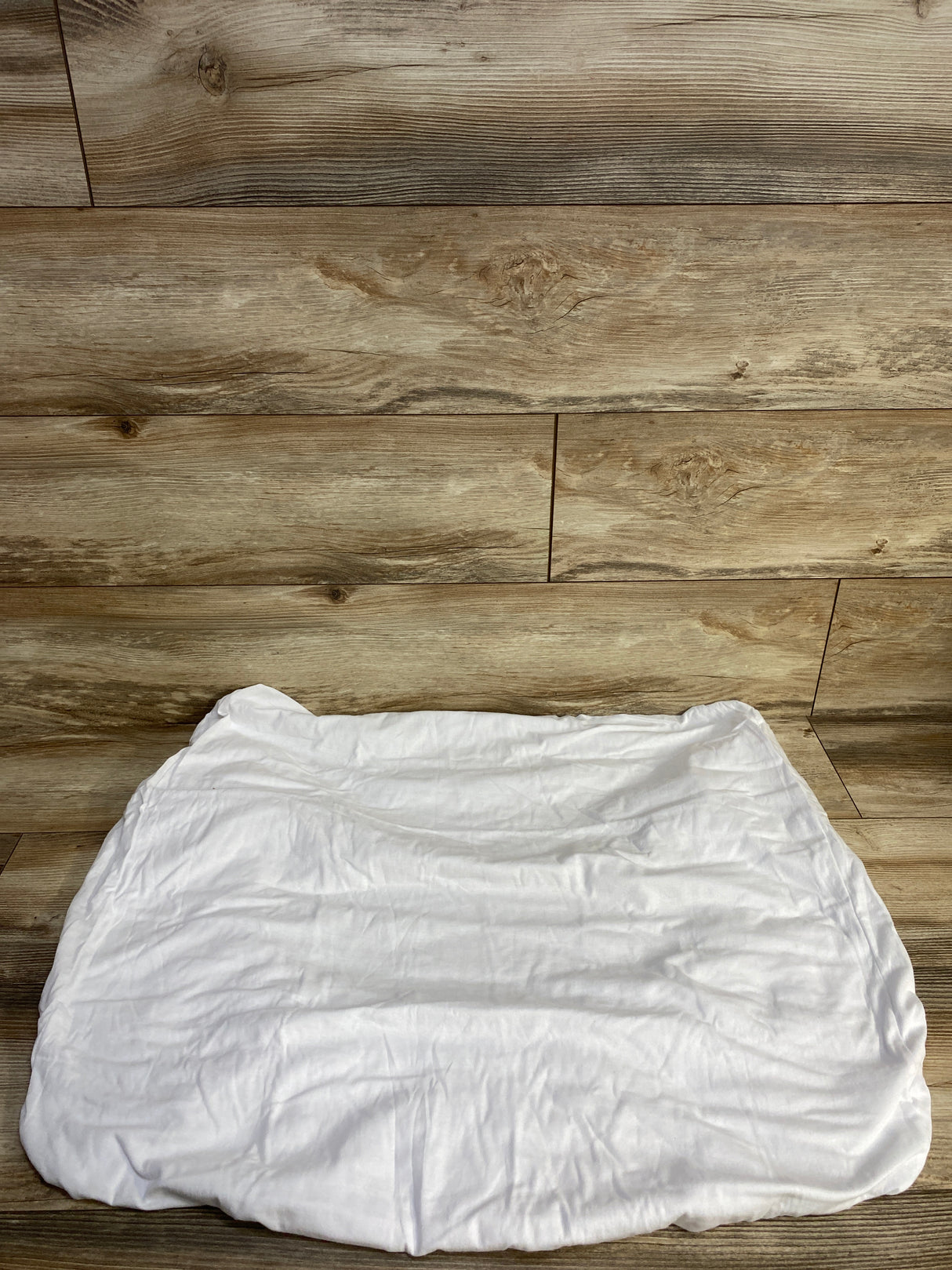 American Baby Co. Solid White Jersey Knit Fitted Crib Sheet