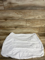 American Baby Co. Solid White Jersey Knit Fitted Crib Sheet