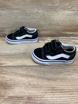 Vans Toddler Old Skool V Shoe Black Sz 4.5c