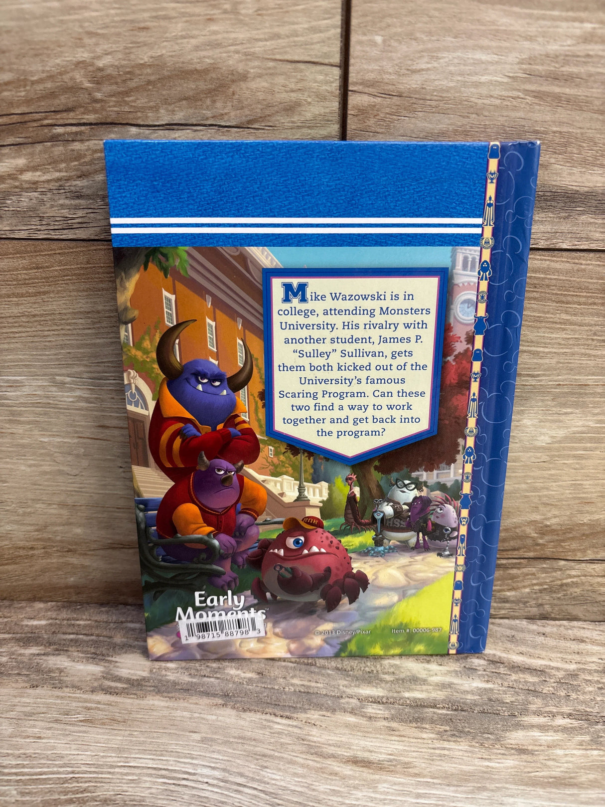 Disney Pixar Monsters University Hardcover Book