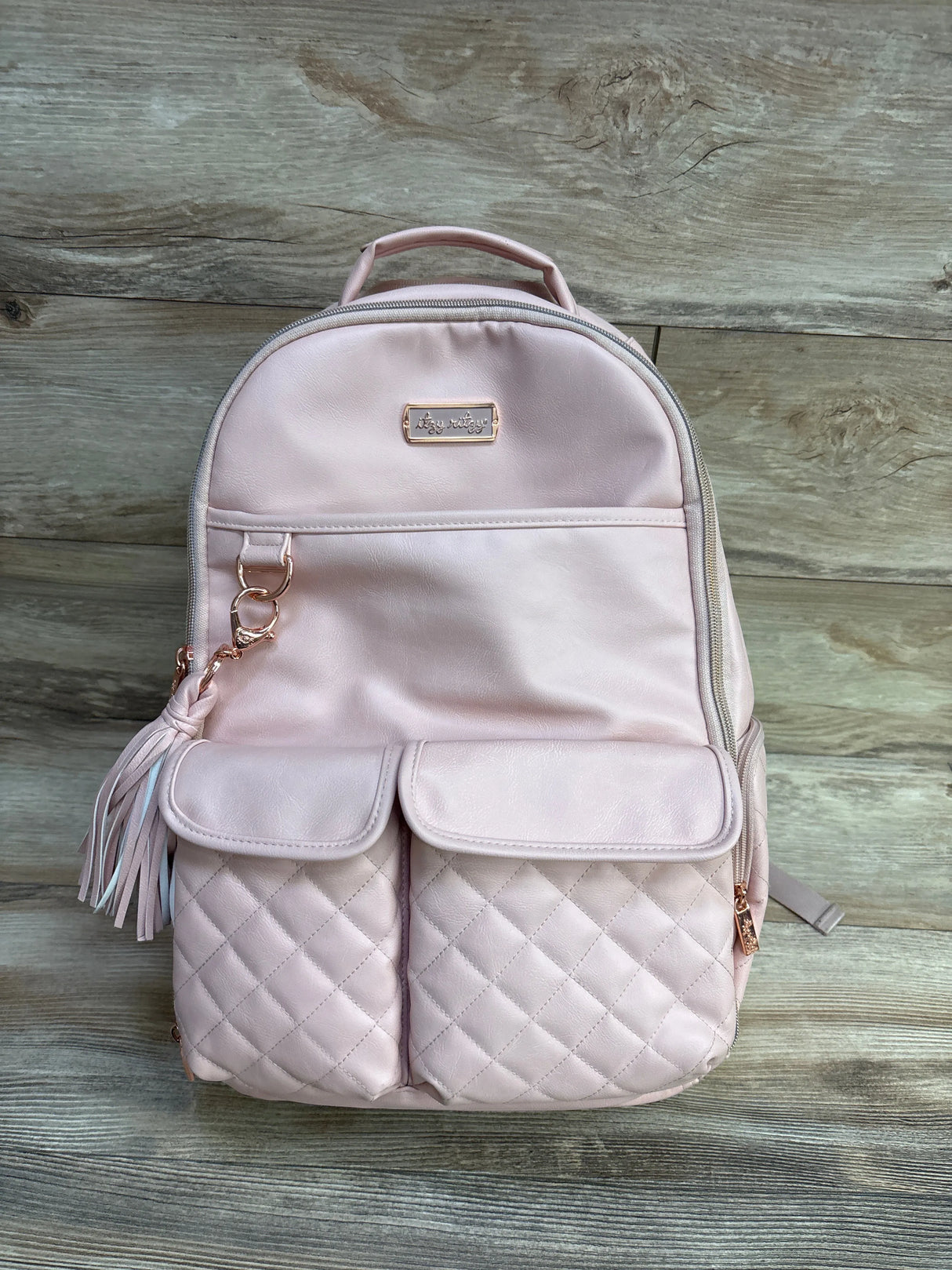 Itzy Ritzy Boss Backpack Diaper Bag - Blush Crush