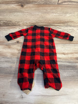 Carter's Buffalo Plaid Blanket Sleeper Red sz 3m