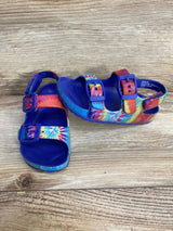 Harper Canyon Girls Buckle Slides Sandals Tie Dye Sz 7c