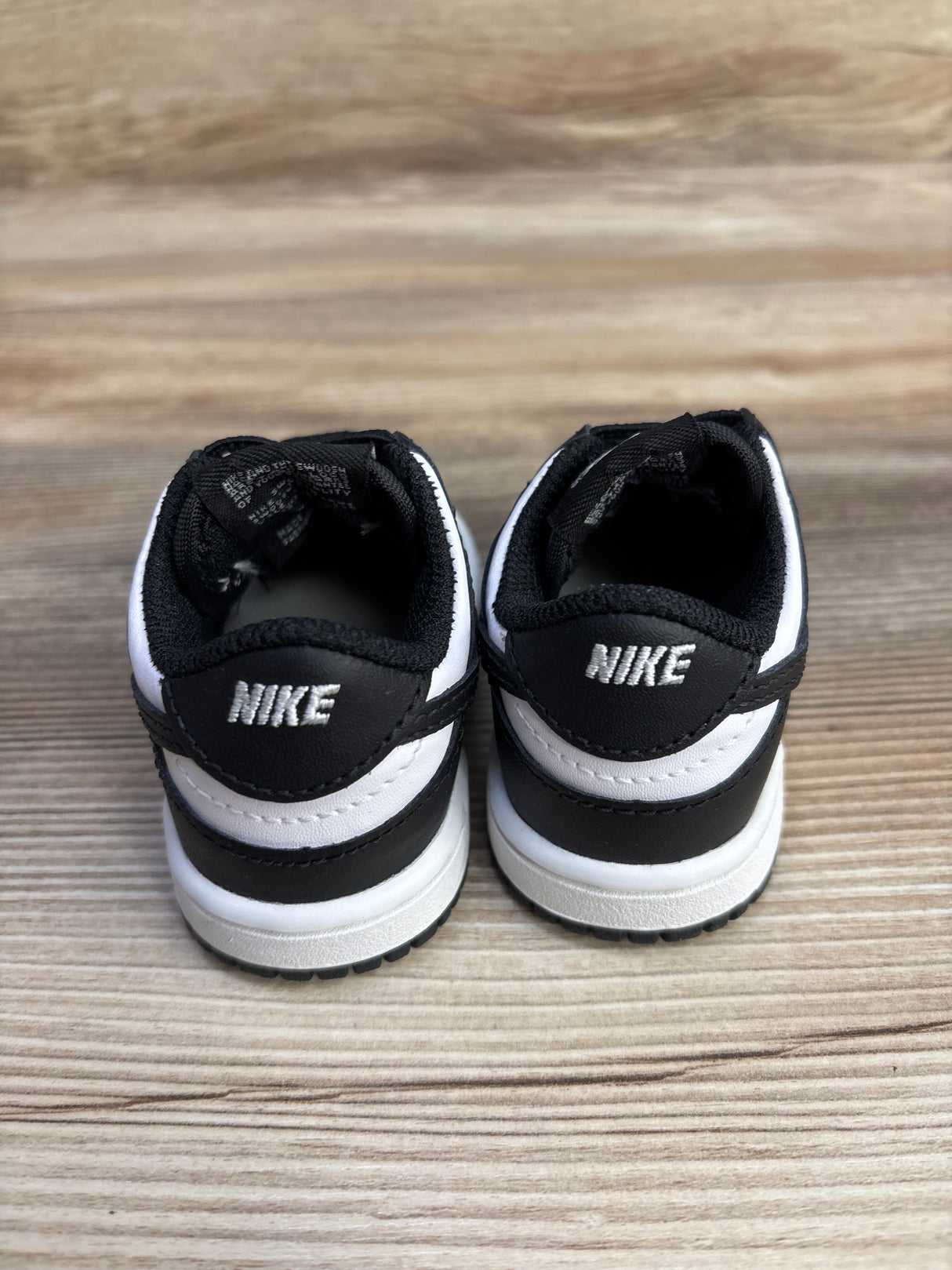 Nike Dunk Low TD 'Black White' Sneakers sz 4c