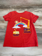 Cat & Jack Rainbow Shirt Red sz 2T