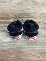 Vans Old Skool 'Black White' Crib Shoes sz 2c