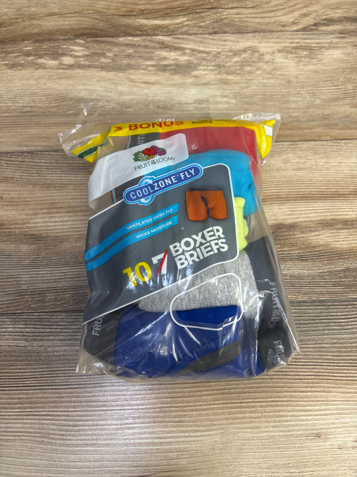NEW Fruit of the Loom Boys' Boxer Briefs 10pk sz M (10-12)