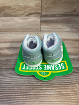 NEW Sesame Street High Top Soft Sole Shoes Blue sz 2c