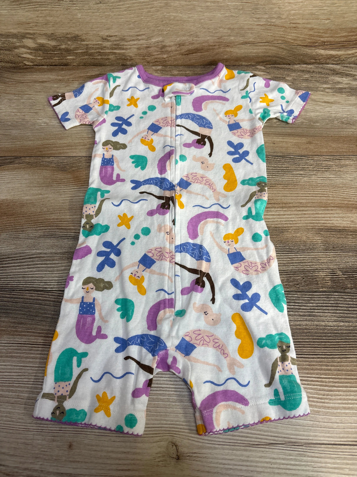 Carter's Mermaid Sleep Romper White sz 2T - Me n Mommy To Be