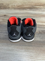 Air Jordan 4 Retro TD 'Infrared' Sneakers sz 4c