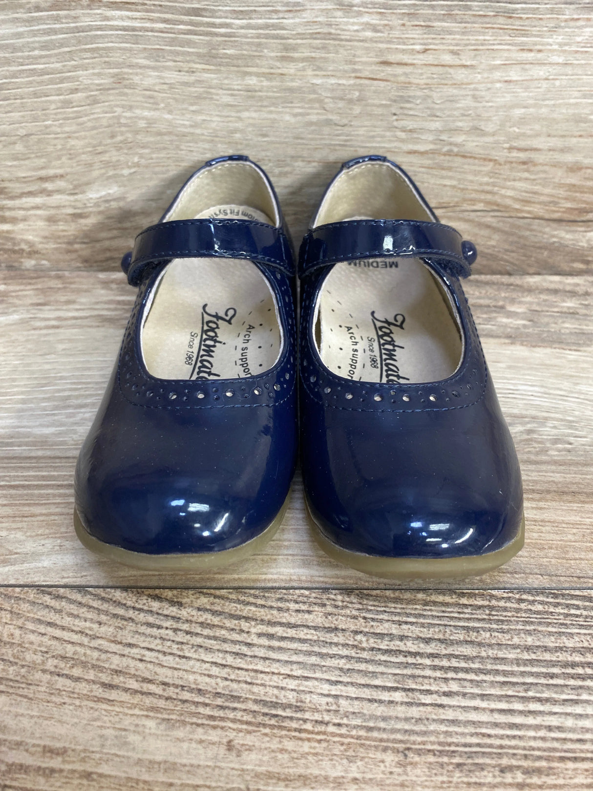 Footmates Emma Patent Dress Shoes Navy sz 12c