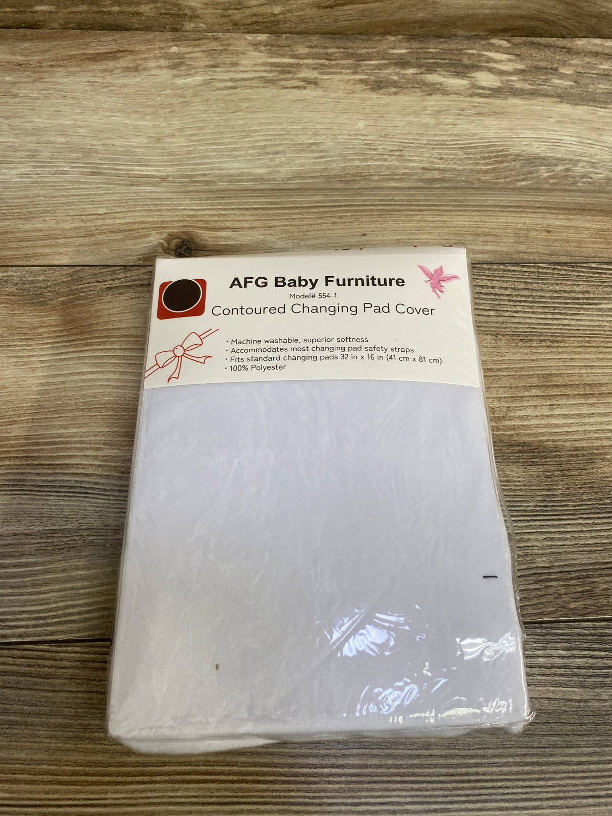 NEW AFG Baby Furniture Contoured Changing Pad and Washable Fabric Cover