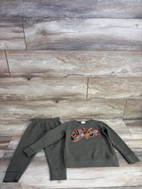 Nike 2pc Pull Over Sweater & Jogger Set Green sz 4T