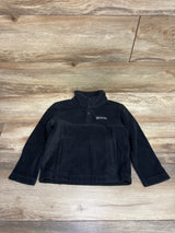 Columbia Steens Mountain II Quarter Snap Fleece Pullover Black sz 4/5