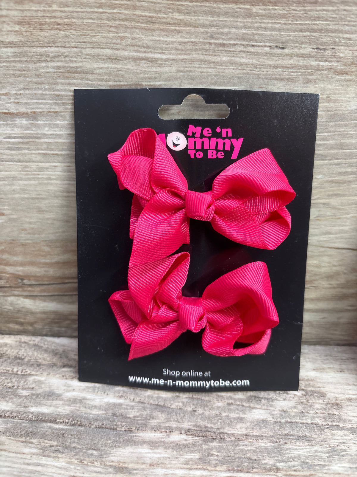 NEW Hair Bows 2pk Hot Pink