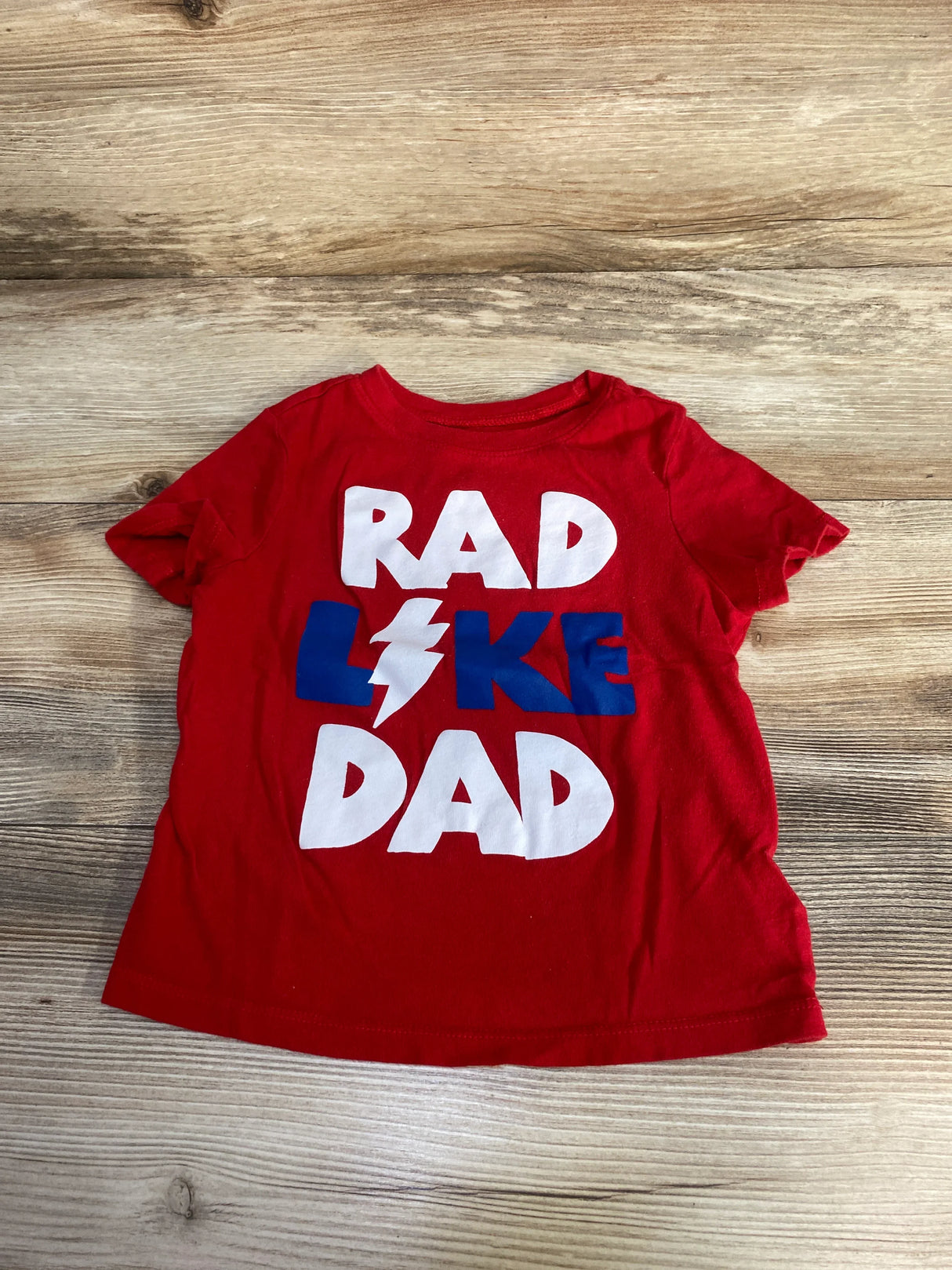 Old Navy Rad Like Dad Shirt Red sz 3T