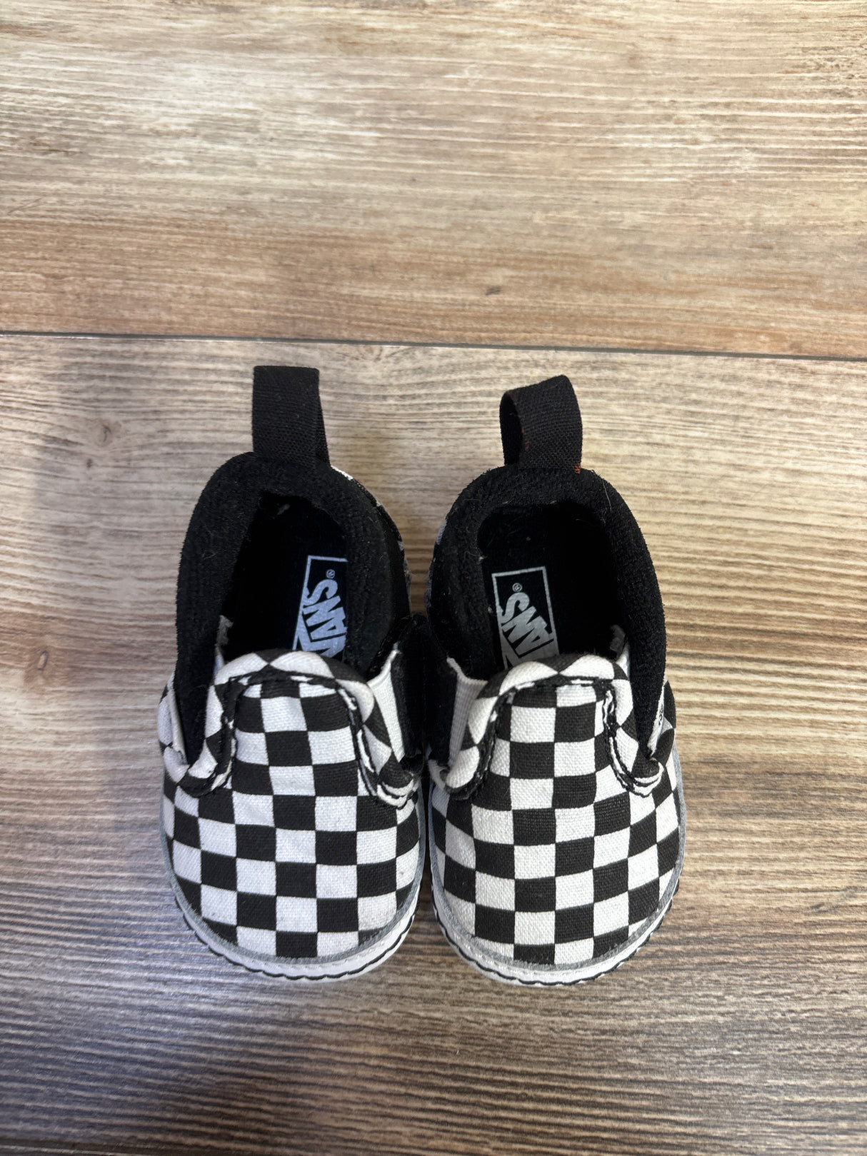 Vans Slip On V Crib Shoes Checkerboard sz 1c