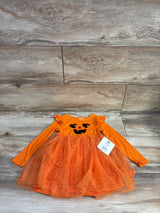 NEW Way To Celebrate! Halloween Pumpkin Dress Orange sz 12m