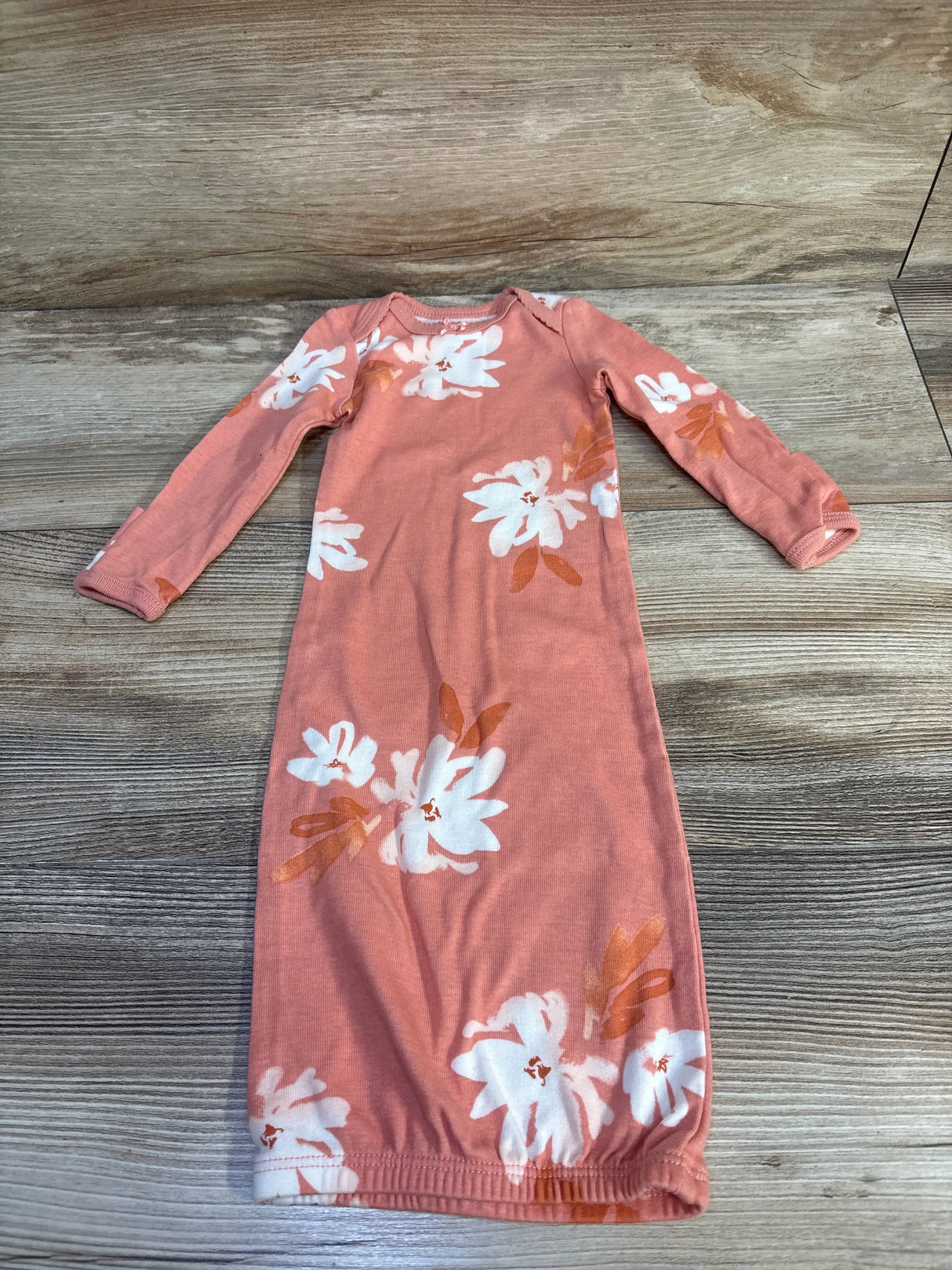 Carter's Sleep Gown Orange sz Newborn