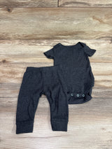 Cloud Island 2pc Bodysuit & Pants Set Grey sz 0-3m