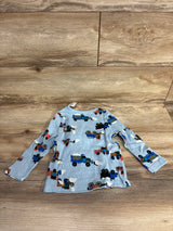 NEW Old Navy Snow Plow Waffle Knit Blue Shirt sz 18-24m