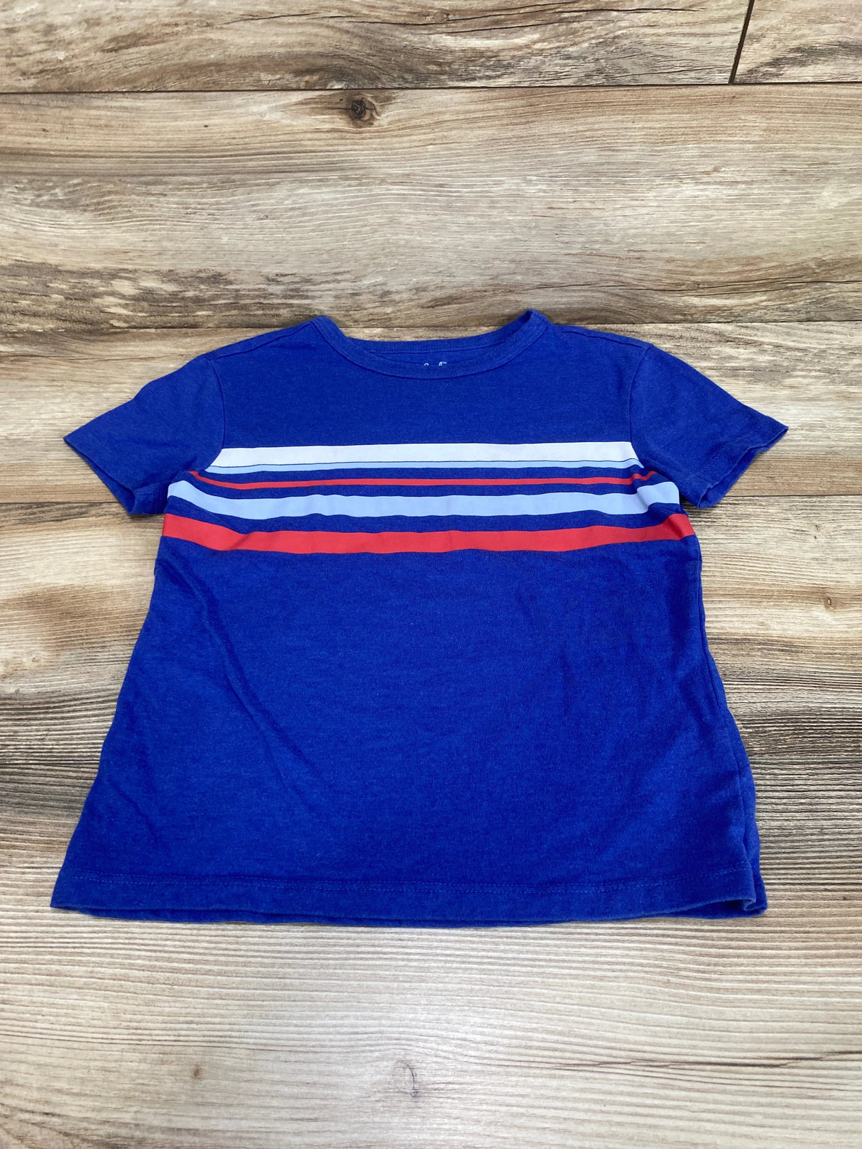 Cat & Jack Striped Shirt Blue sz 4-5T