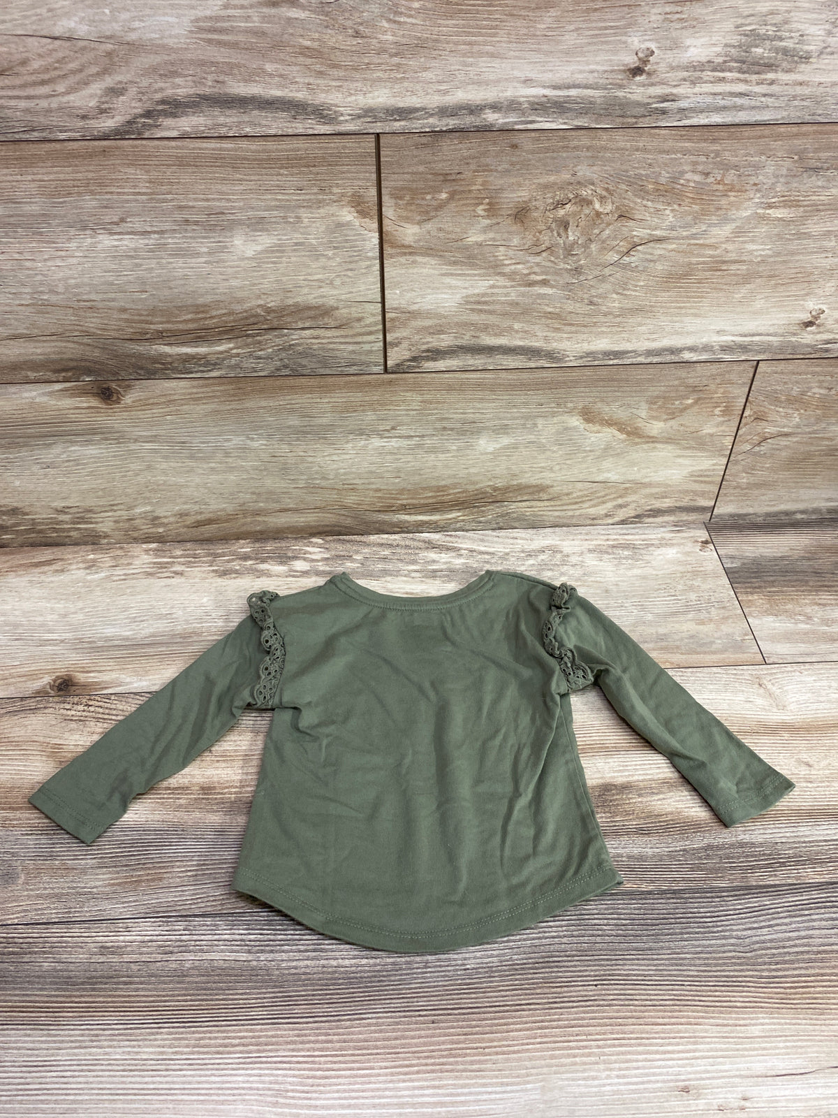 Cat & Jack Long Sleeve Shirt Green sz 18m
