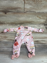 Honest Baby S'mores Sleeper Pink sz Newborn