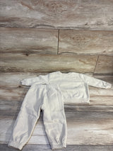Baby Gap 2pc Pullover Sweatshirt & Pants Set Beige sz 12-18m